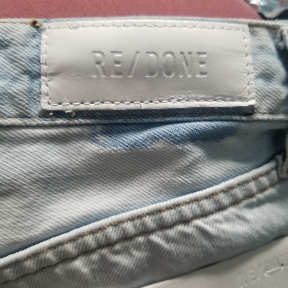 Re/done 90S HIGH RISE LOOSE, BLUE HAZE  Size 29 dark and light color - Picture 12 of 15